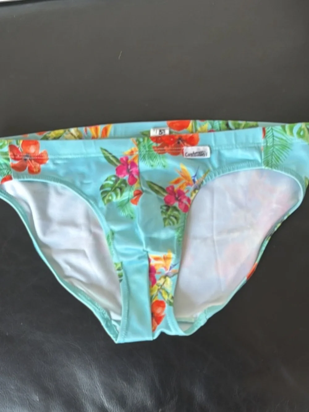 Mens Floral Print Speedo Swim Brief